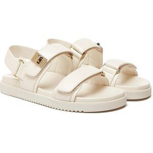 Rihero Women's Flat Adjustable Double Strap Slip on Sandals